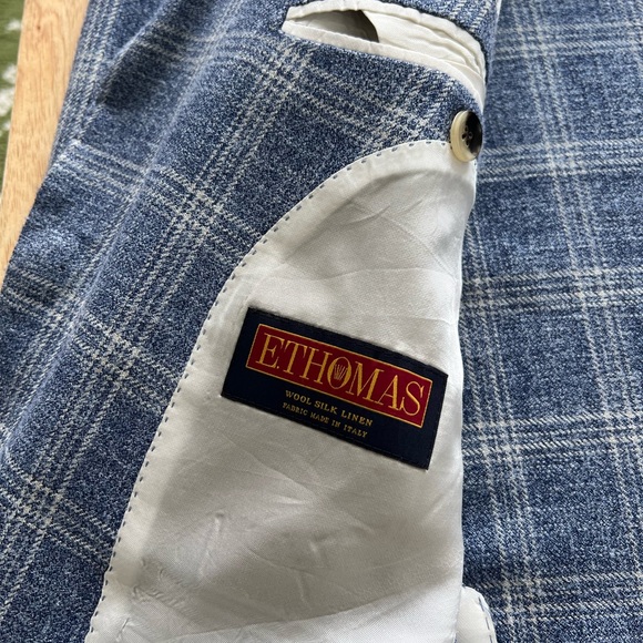 Blazer Suit Supply Wool Silk Linen - Picture 4 of 5